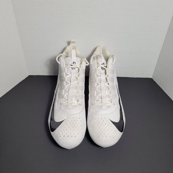 Nike Alpha Huarache 6 Varsity Lacrosse Cleats Men's Size 13 White Shoes - Picture 3 of 10